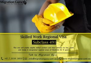 491 Visa - Skilled Worker Holding Hard hat