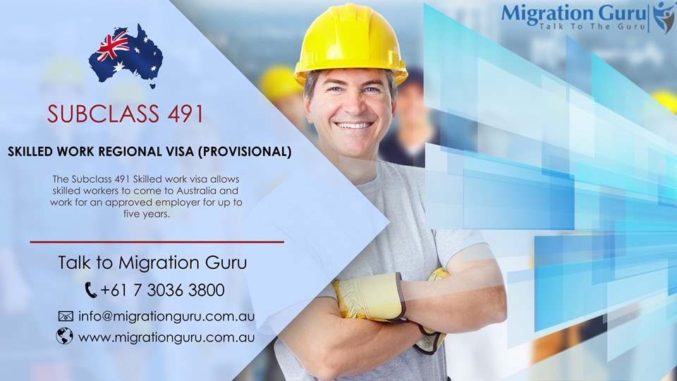 Skilled Tradesman Wearing Hard hat - subclass 491-494