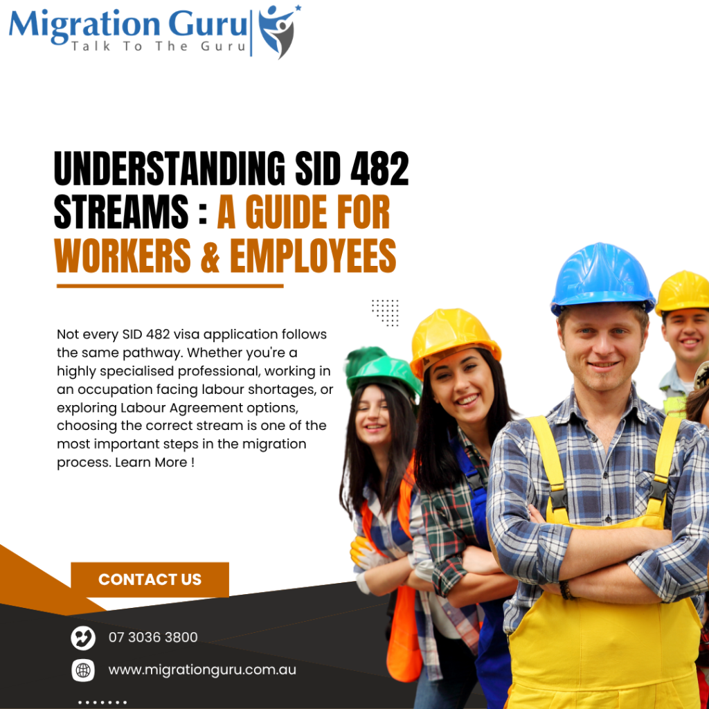 SID 482 Visa Streams Explained: Core, Specialist, and Labour Agreement