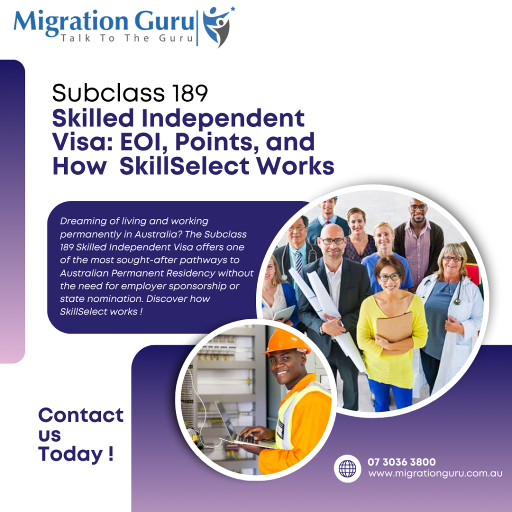 Subclass 189 Skilled Independent Visa